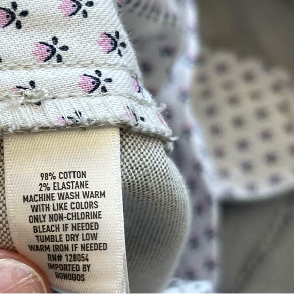 BONOBOS LIGHT GRAY PANTS SIZE 34x30 SLIM MINIMALIST SPRING SUMMER CASUAL - Picture 5 of 6